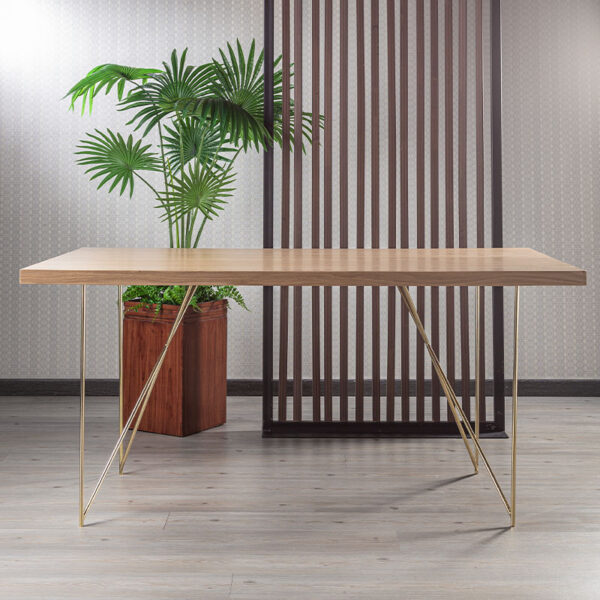 MESA DE COMEDOR LENER BASE LATONADA - Imagen 3