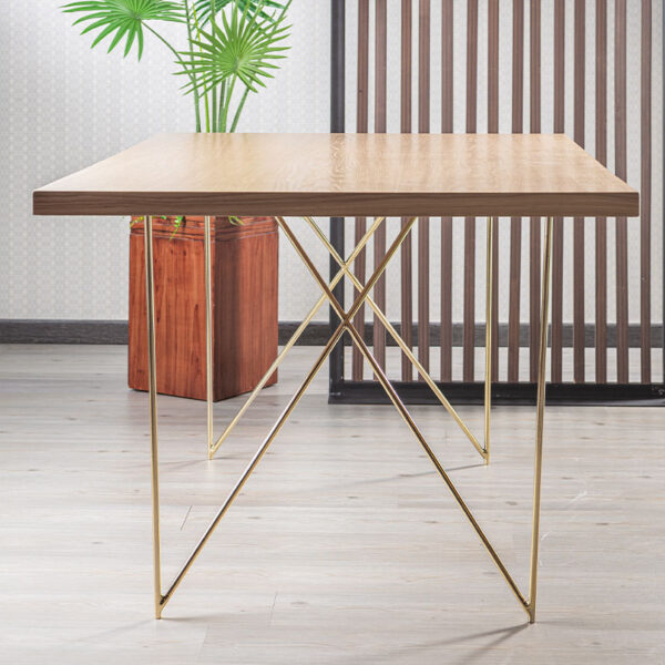 MESA DE COMEDOR LENER BASE LATONADA - Imagen 4